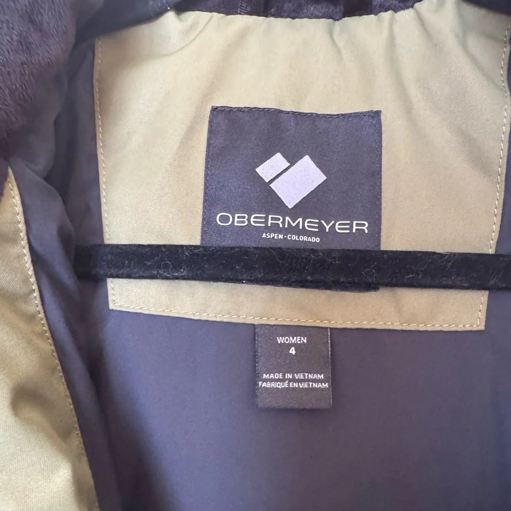 Obermeyer Tuscany II Insulated Jacket Olive Size 4 - Picture 9 of 14